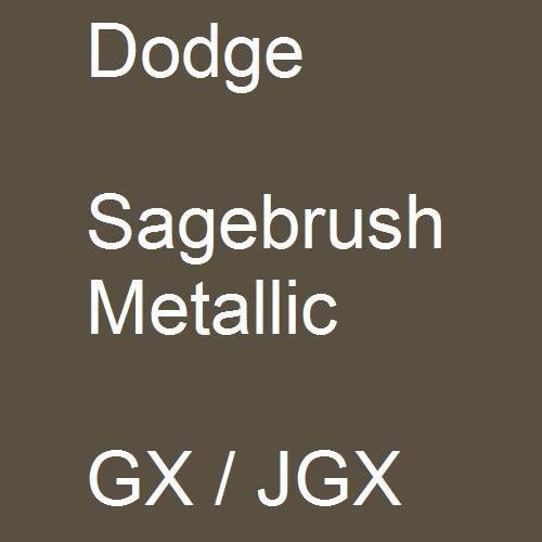 Dodge, Sagebrush Metallic, GX / JGX.